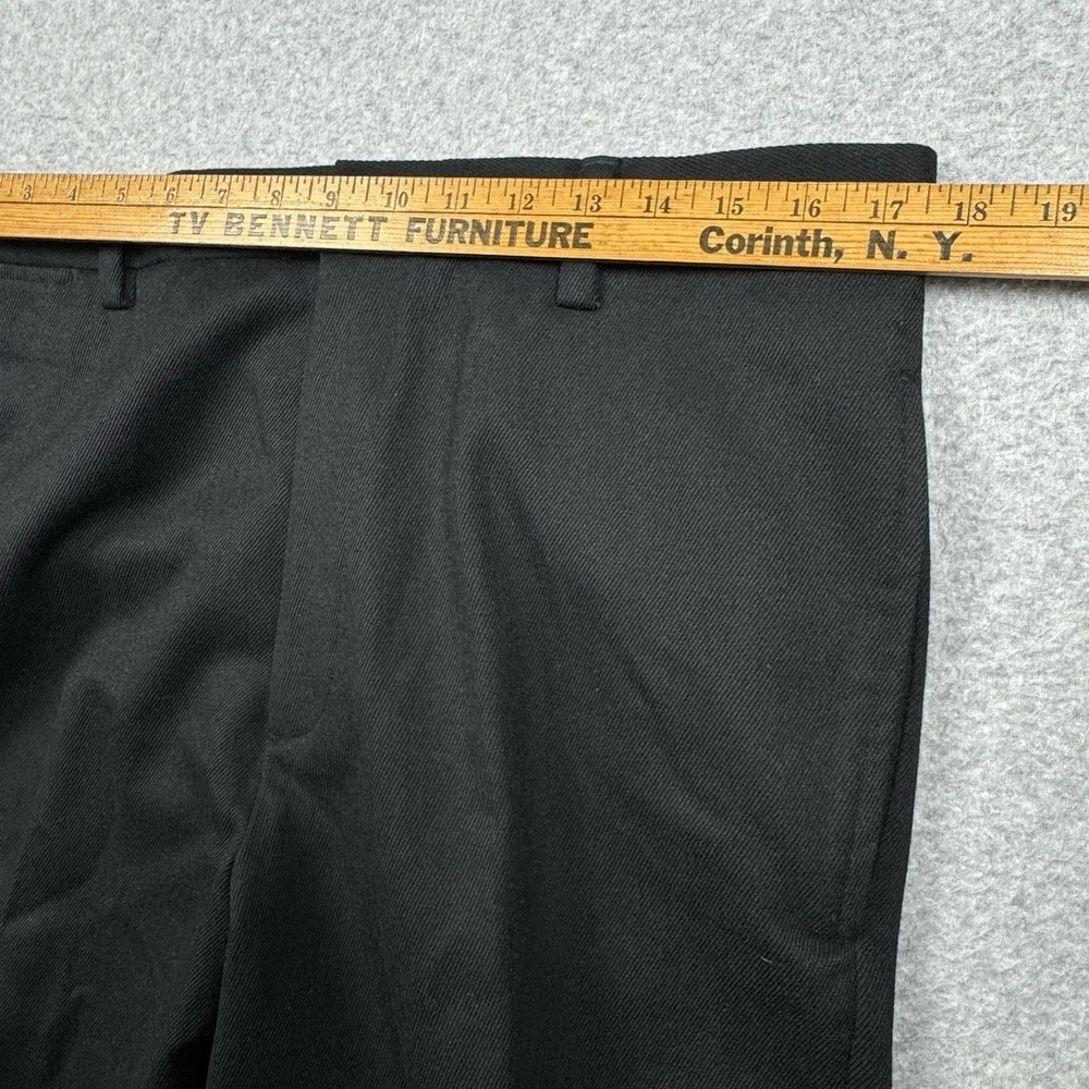 Banana Republic Emerson Dress Pants Mens 35x32 Black Wool Business Casual Work